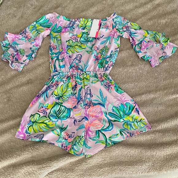 NWT Lilly Pulitzer Calla Romper XS - Picture 3 of 5